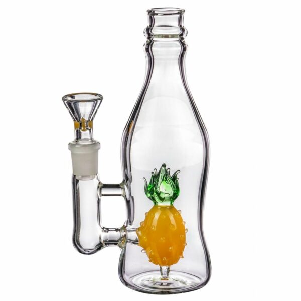 Shop CaliConnected “Pineapple in a Bottle” Mini Bong 🍍 in australian