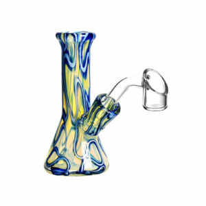 Shop CaliConnected 4” Blue Rope Mini Beaker Rig in australian