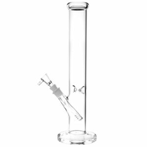 Shop CaliConnected 14” Clear Straight Tube Bong in australian