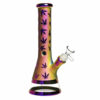 Shop CaliConnected 10” Weed Leaf Beaker Bong in australian