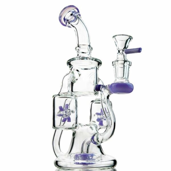 Shop CaliConnected 10” Double Windmill Recycler Bong 🌪 in australian