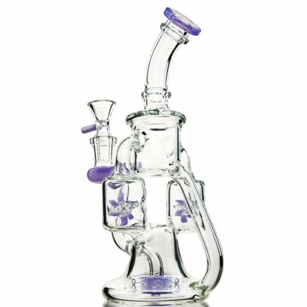 Shop CaliConnected 10” Double Windmill Recycler Bong 🌪 in australian