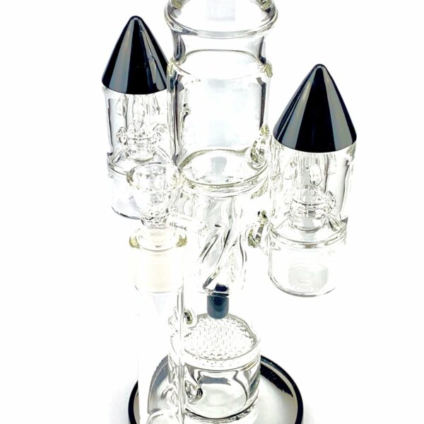 Shop CaliConnected 16” Straight Tube Rocket Ship Bong in australian