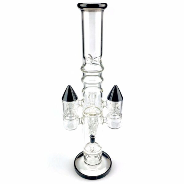 Shop CaliConnected 16” Straight Tube Rocket Ship Bong in australian