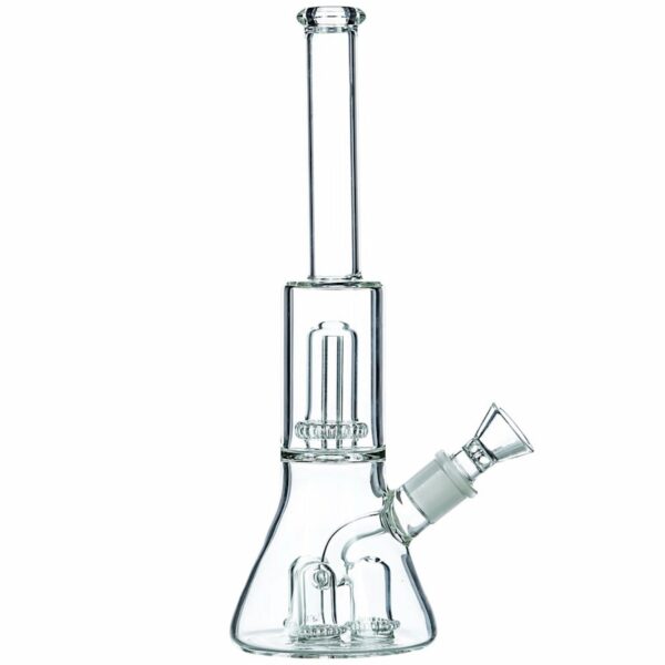 Shop CaliConnected 13” Triple Showerhead to UFO Perc Beaker Bong in australian