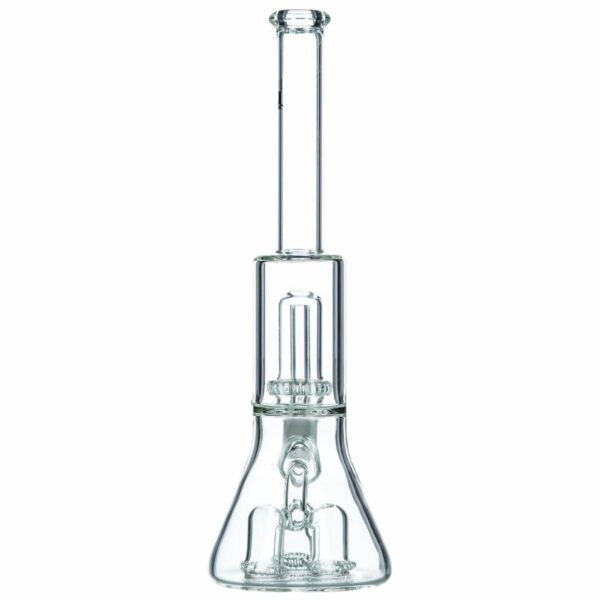 Shop CaliConnected 13” Triple Showerhead to UFO Perc Beaker Bong in australian