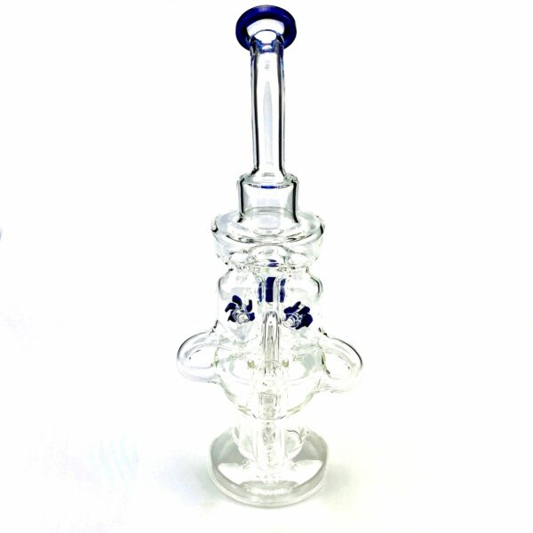 Shop CaliConnected 12.5” Triple Turbine Recycler Bong 🌿🍯 in australian