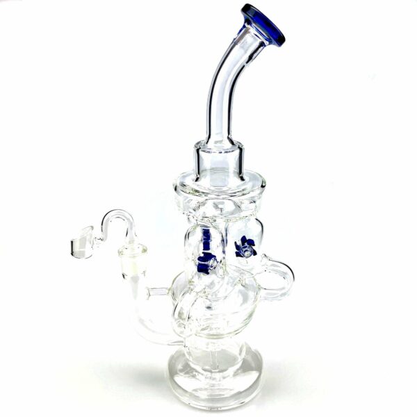 Shop CaliConnected 12.5” Triple Turbine Recycler Bong 🌿🍯 in australian