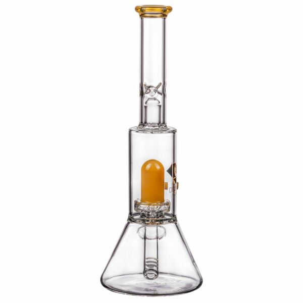 Shop Diamond Glass 10” Skinny Neck UFO Chamber Beaker Bong in australian