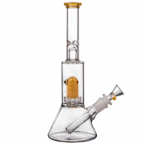 Shop Diamond Glass 10” Skinny Neck UFO Chamber Beaker Bong in australian