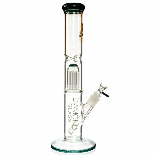 Shop Diamond Glass 13” 8-Arm Tree Perc Straight Tube Bong in australian