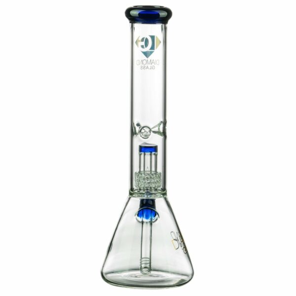 Shop Diamond Glass 14” UFO Perc Beaker Bong in australian