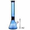 Shop Diamond Glass 15” Black Collared Beaker Bong in australian