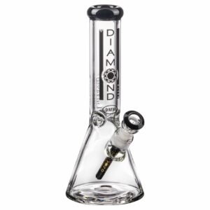 Shop Diamond Glass 11” 9mm Thick Beaker Bong in australian