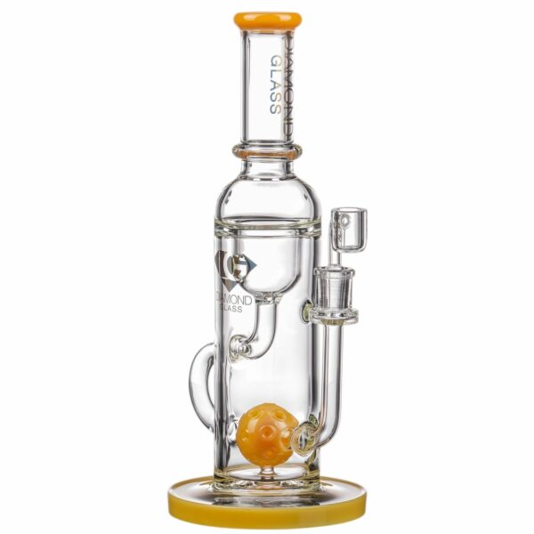 Shop Diamond Glass 12” Ball Perc Incycler Bong 🌿🍯 in australian