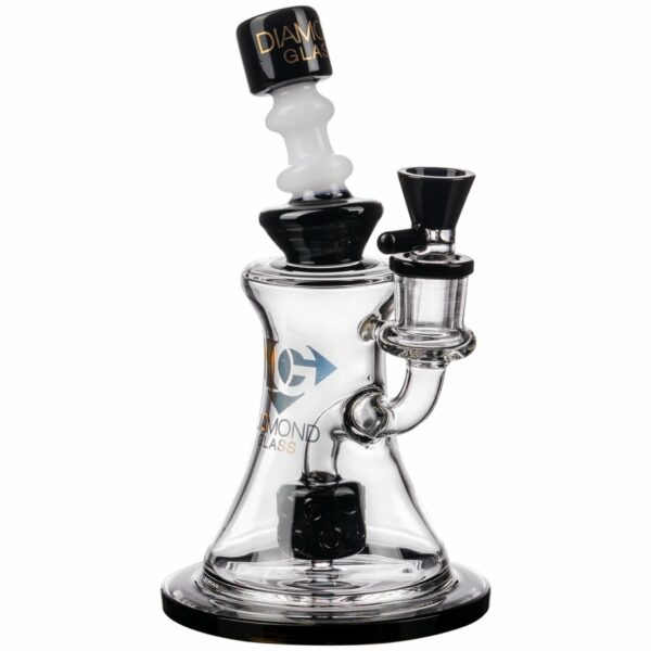 Shop Diamond Glass 9” Big Puck Dab Rig Water Pipe 🌿🍯 in australian