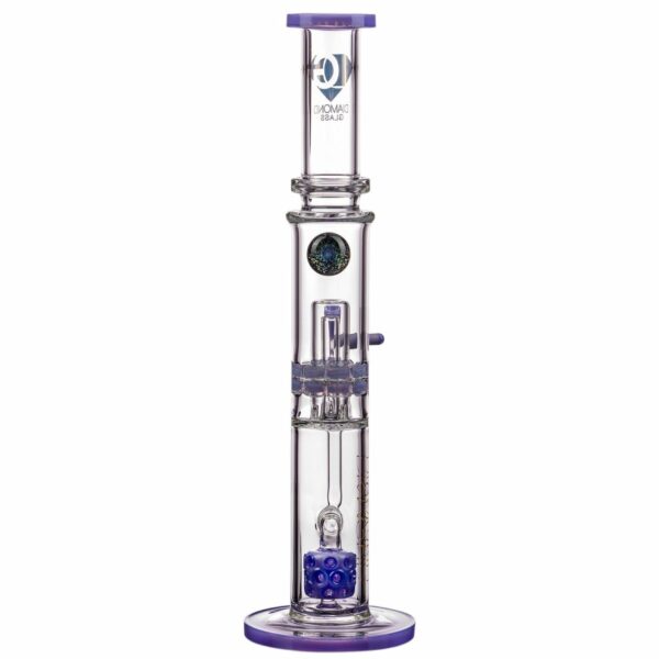 Shop Diamond Glass 15” Bubble Barrel to UFO Perc Straight Tube Bong in australian