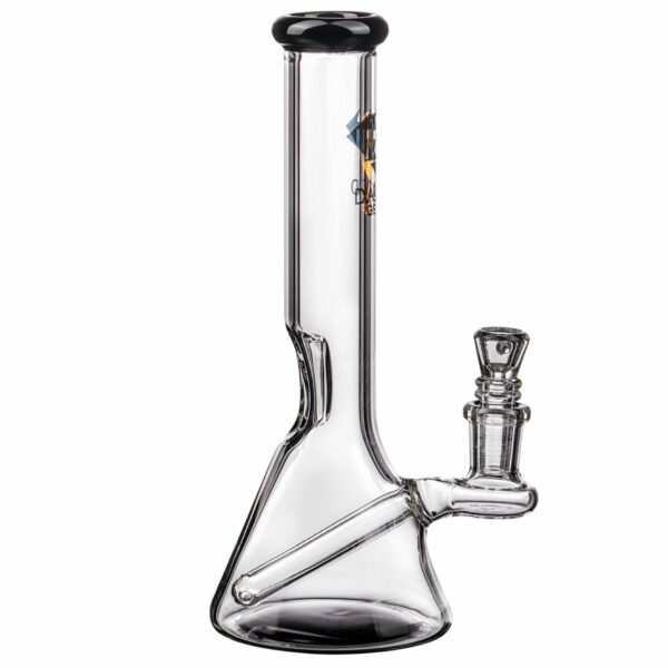 Shop Diamond Glass 8.5” Fixed Downstem Mini Beaker Bong in australian