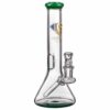 Shop Diamond Glass 8.5” Fixed Downstem Mini Beaker Bong in australian