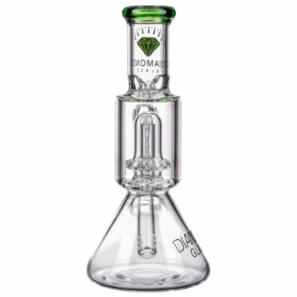 Shop Diamond Glass 8” Short Neck UFO Beaker Bong in australian