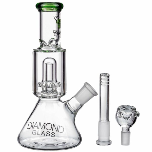 Shop Diamond Glass 8” Short Neck UFO Beaker Bong in australian