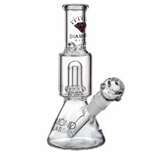 Shop Diamond Glass 8” Short Neck UFO Beaker Bong in australian