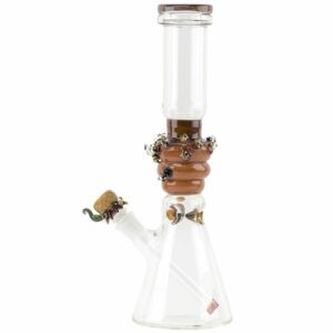 Shop Empire Glassworks 14” Beehive Beaker Bong 🐝 in australian