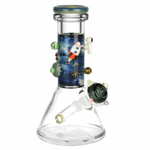 Shop Empire Glassworks 8” Galaxy Baby Beaker Bong 🌙 🔭 in australian