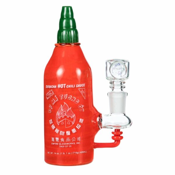 Shop Empire Glassworks Sriracha Bottle Bong in australian