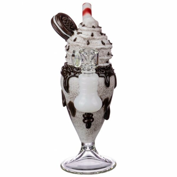 Shop Empire Glassworks Chocolate Cookie Sundae Float Bong 🍨 in australian