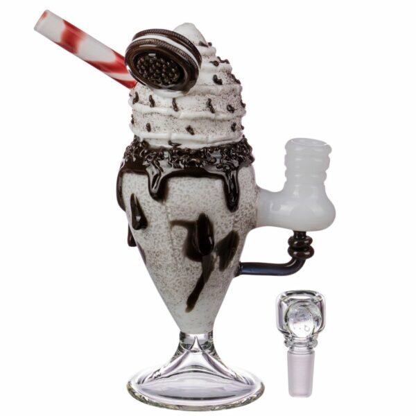 Shop Empire Glassworks Chocolate Cookie Sundae Float Bong 🍨 in australian