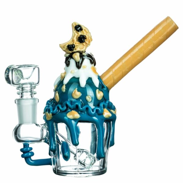 Shop Empire Glassworks Cookie Monster Sundae Mini Bong 🍪 in australian