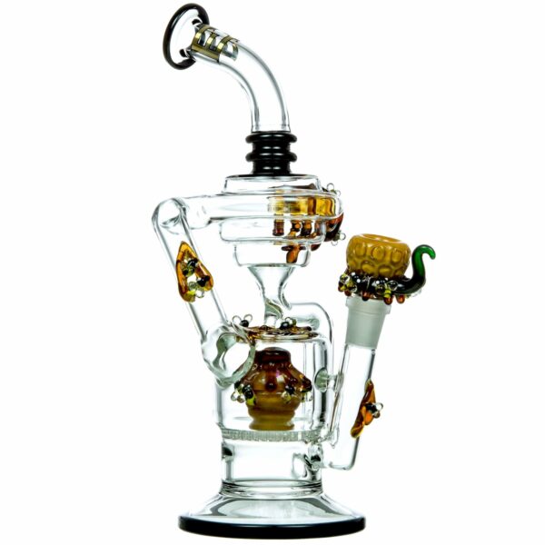 Shop Empire Glassworks Large Beehive Recycler Bong 🐝 in australian