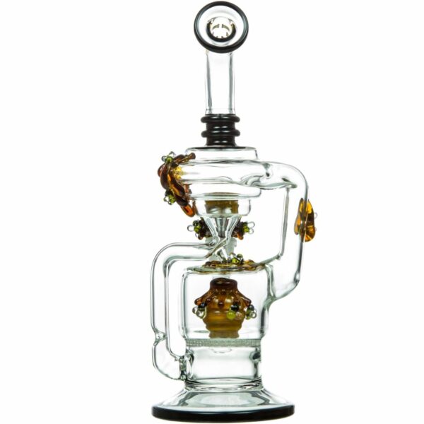 Shop Empire Glassworks Large Beehive Recycler Bong 🐝 in australian