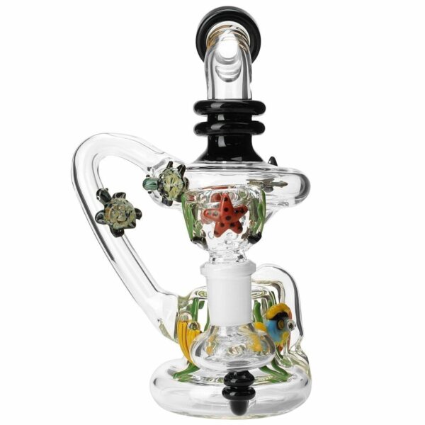 Shop Empire Glassworks East Australian Current Mini Recycler Bong 🐠 in australian