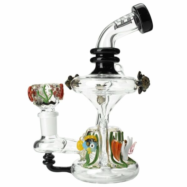 Shop Empire Glassworks East Australian Current Mini Recycler Bong 🐠 in australian