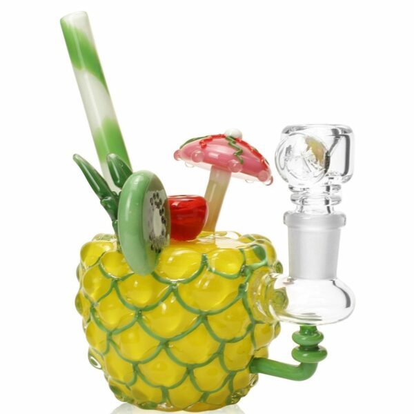 Shop Empire Glassworks “Pineapple Paradise” Mini Bong 🌴🍍 in australian