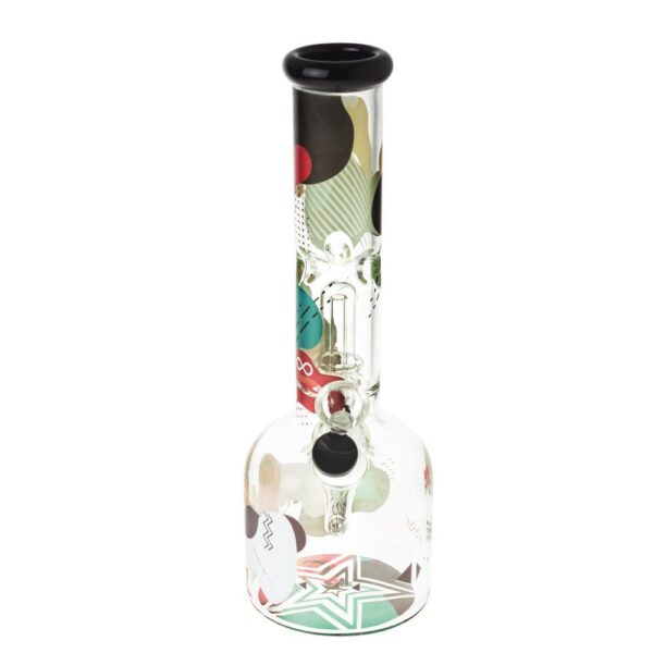 Shop Famous Designs Aquarius 12” Glass Beaker Bong in australian