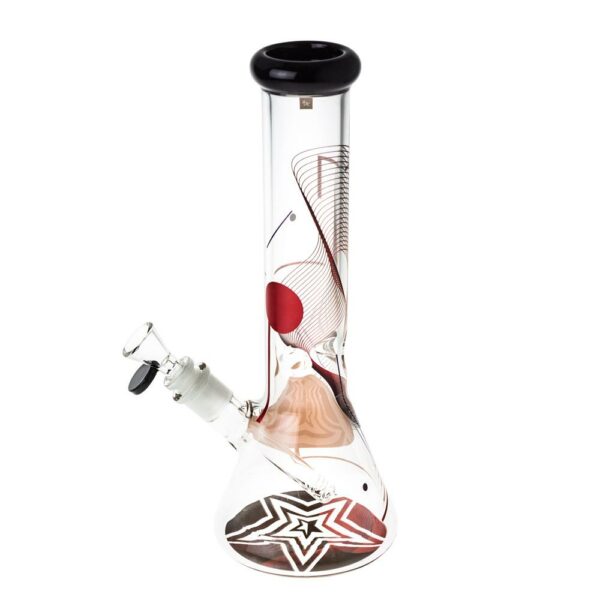 Shop Famous Designs GOA 12” Glass Beaker Bong in australian