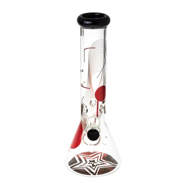 Shop Famous Designs GOA 12” Glass Beaker Bong in australian