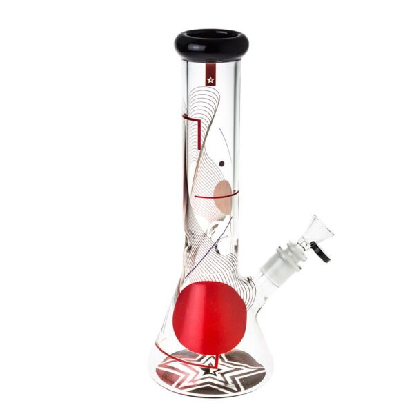 Shop Famous Designs GOA 12” Glass Beaker Bong in australian