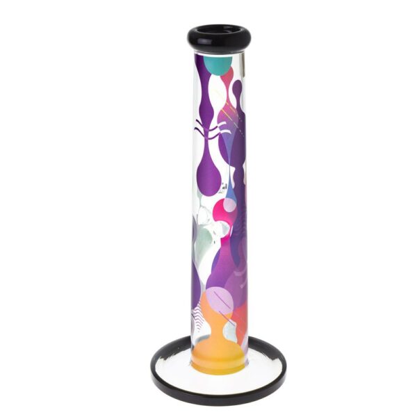 Shop Famous Designs Panorama 12” Straight Tube Bong in australian