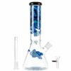 Shop Famous Designs Fabric 12” Glass Beaker Bong in australian