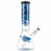 Shop Famous Designs Fabric 12” Glass Beaker Bong in australian