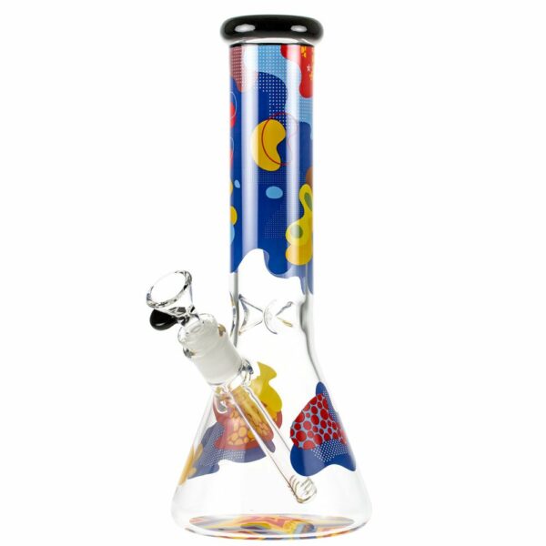 Shop Famous Designs Papaya 12” Glass Beaker Bong in australian