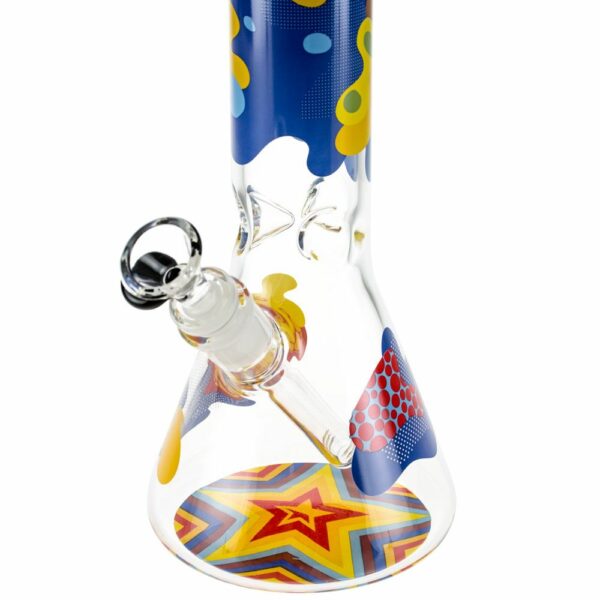 Shop Famous Designs Papaya 12” Glass Beaker Bong in australian