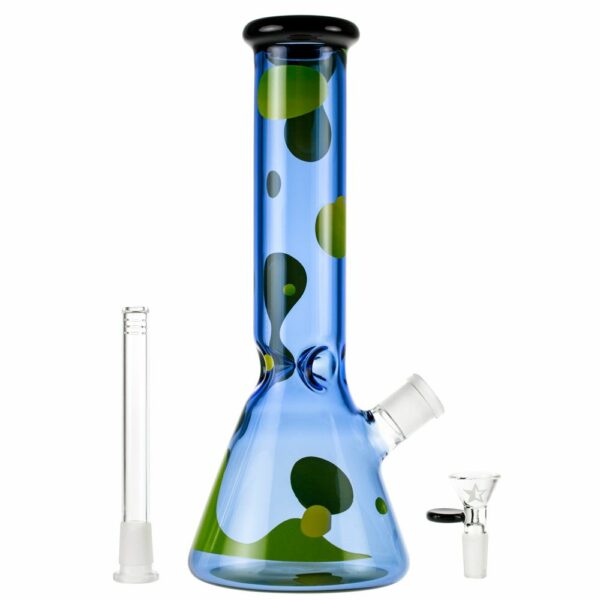 Shop Famous Designs Privilege 12” Glass Beaker Bong in australian