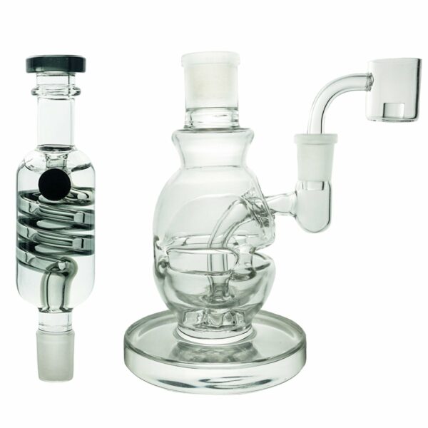 Shop Freeze Pipe 11” Freezable Coil Perc Dab Rig in australian