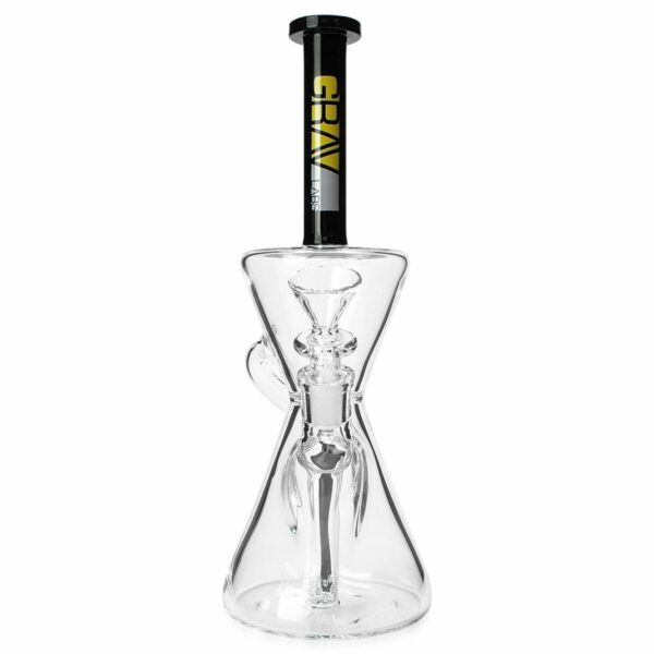 Shop Grav® 10” Hourglass Recycler Bong in australian