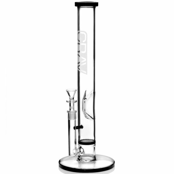 Shop Grav® 16” Straight Tube Honeycomb Perc Water Pipe in australian